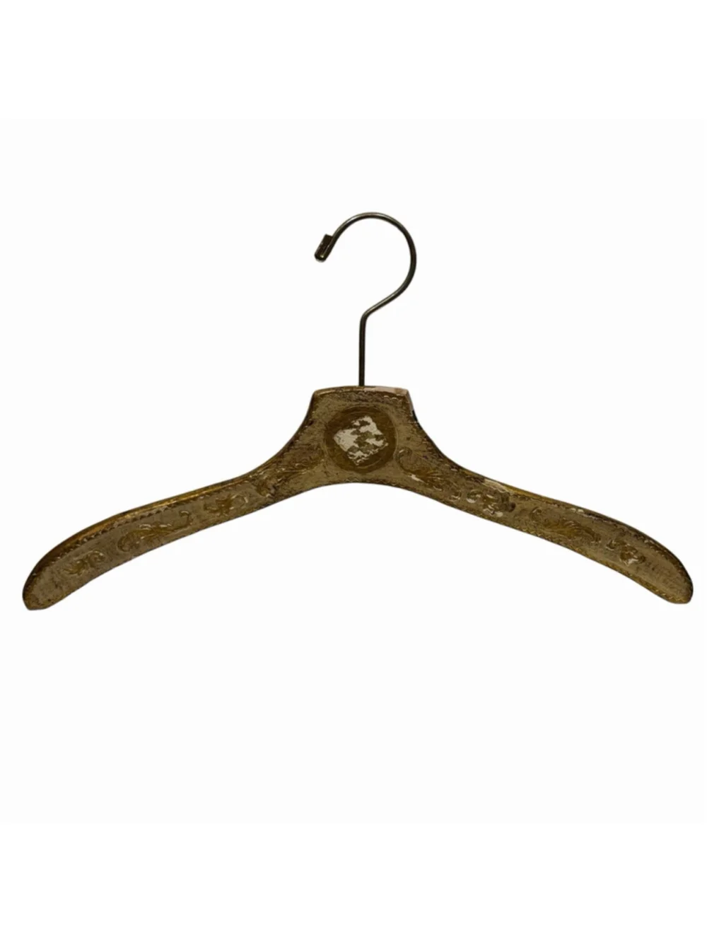 Vintage Hollywood Regency Victorian Revival Gold Ornate Decorative Hanger